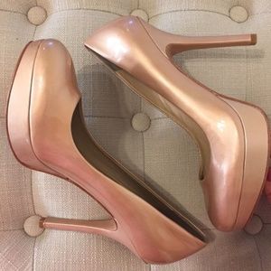 SALE! Joan & David Pink Patent Leather Pump